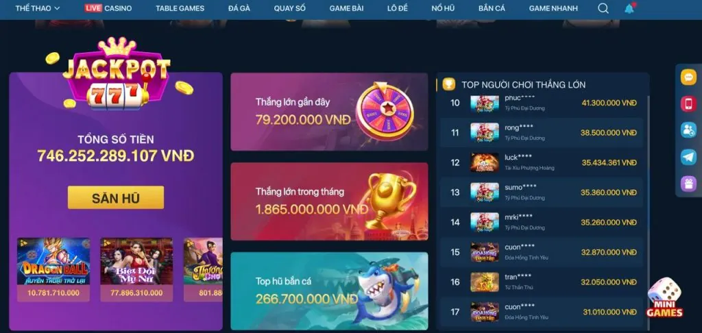 Game slot mới U888 VIP 0